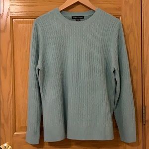 Light blue cable knit sweater US size XL